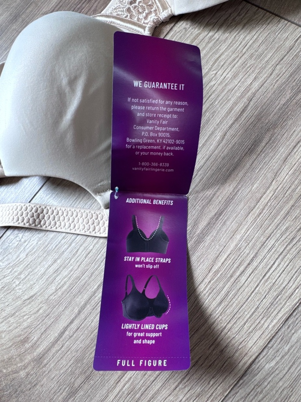 Vanity Fair Back Smoother Underwire Bra 36C - Picture 7 of 7